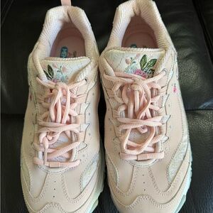 Skechers d’lites Light/floral decor